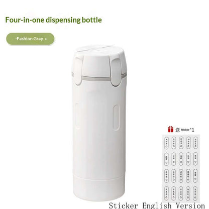 4-in-1 Portable Travel Dispenser | Leak-Proof Bottle Container