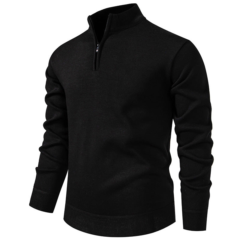 Men's Half-Zip Knitwear Top