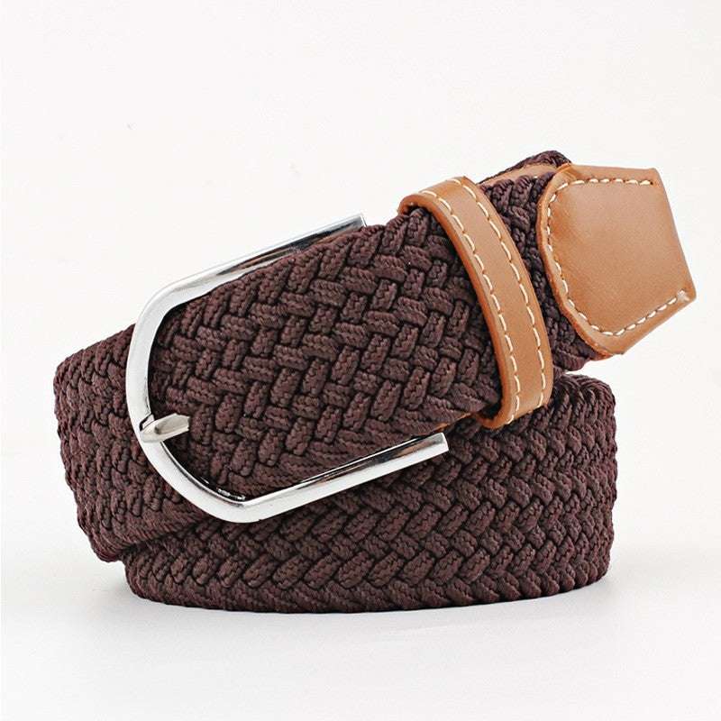 Women's Canvas Pants with Braided Belt Women's Canvas Belt Student Pants Casual | Ectron Online