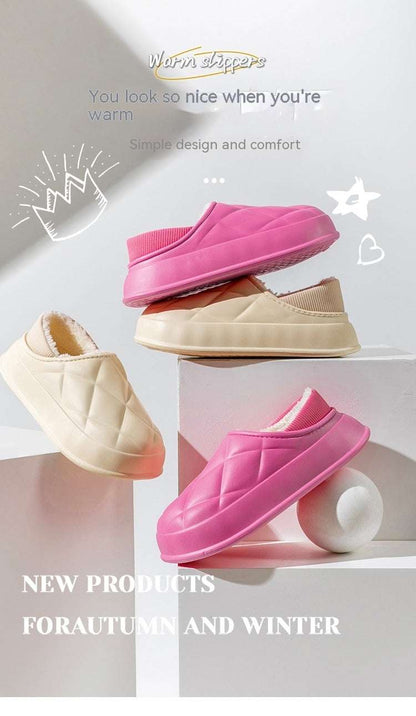 Thermal Cotton Slippers – Bag Heel Indoor & Outdoor Casual Shoes Thermal Cotton Slippers Bag Heel Indoor | Ectron Online