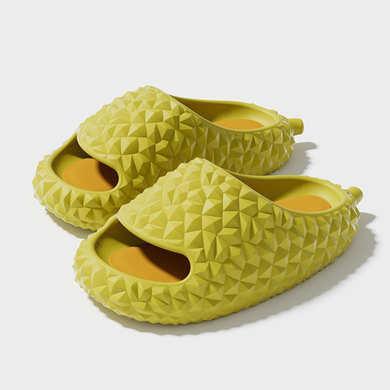 Durian Slippers Unique Design Peep-toe Home Shoes Cute Bathroom Slippers Durian Slippers Unique Design Peep-toe H | Ectron Online