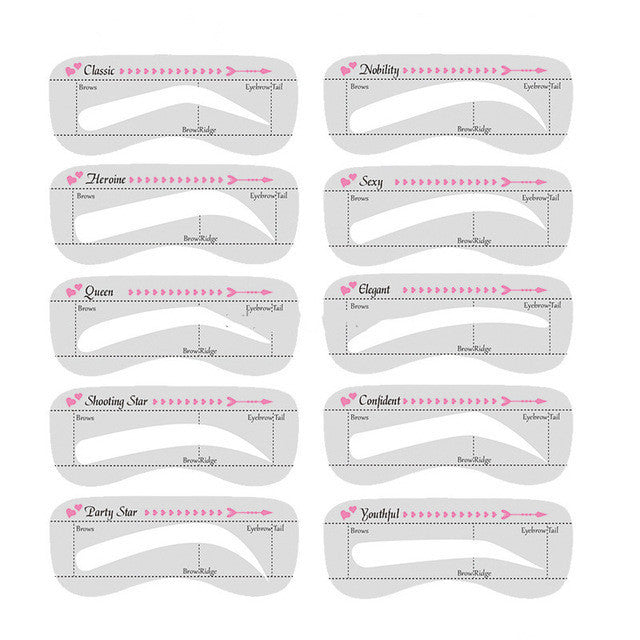 One Step Eyebrow Stamp Kit – Shaping & Eyebrow Gel Combo One Step Eyebrow Stamp Shaping Kit Eye B | Ectron Online