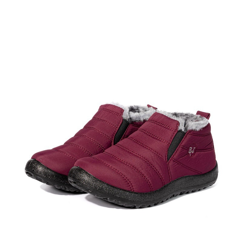 Warm Plush Boots and Cotton Shoes Woman Boots | Ectron Online
