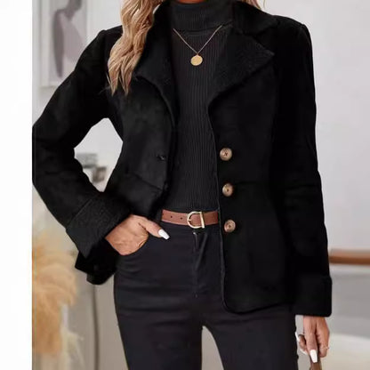 Women's Warm Fur Integrated Jacket | Cold-Proof Lapel Outwear Casual Fashion Cold-proof Warm Fur Integ | Ectron Online