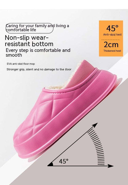 Thermal Cotton Slippers – Bag Heel Indoor & Outdoor Casual Shoes Thermal Cotton Slippers Bag Heel Indoor | Ectron Online