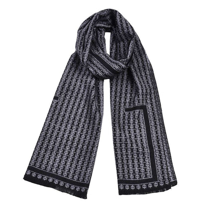Double-sided Thick Warm Korean Men's Knitted Scarf