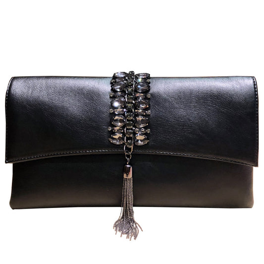 Temperament Versatile Envelope With Drill One Shoulder Slant Bag Small Clutch
