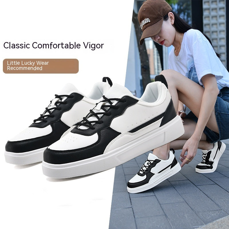 New Spring Women's Shoes Thick Bottom All-Match Sports Casual Board Shoes Breathable