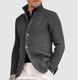 Casual Long Sleeve Knitted Coat Casual Long Sleeve Solid Color Knitted C | Ectron Online