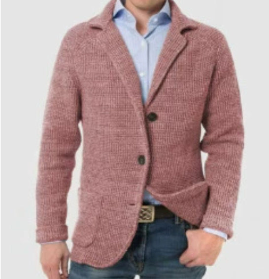 Casual Long Sleeve Knitted Coat Casual Long Sleeve Solid Color Knitted C | Ectron Online