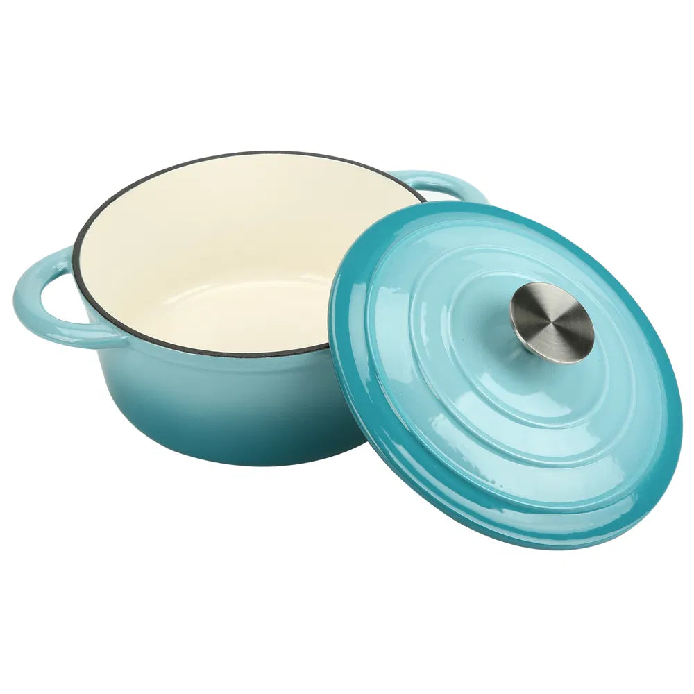 4.5 QT Enamel Cast Iron Dutch Oven - Pot with Lid & Dual Handles Dutch Oven,Dutch Oven Pot With Lid,4.5 Q | Ectron Online