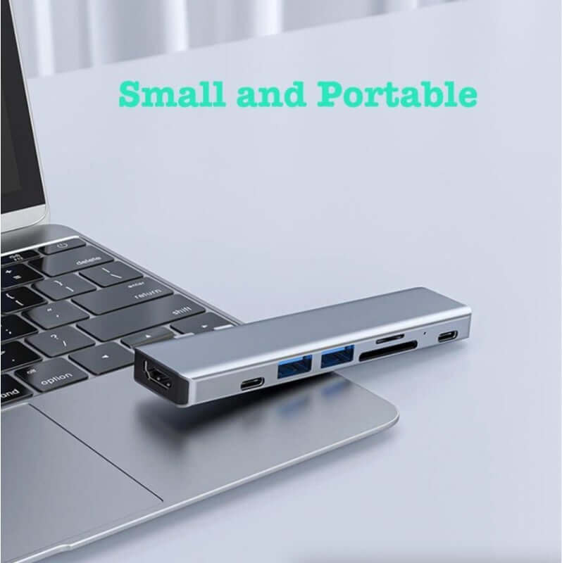 Multiport USB-C Hub Adapter for MacBook Pro & Air - 4K HDMI, USB 3.0 Multiport USB-C Hub Type C To USB 3.0 4K | Ectron Online