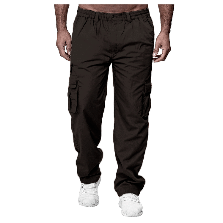 Men's Loose Straight Cargo Pants