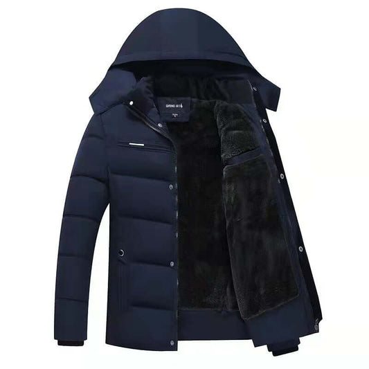 Middle-Aged & Elderly Fleece Padded Winter Coat Winter Middle-aged And Elderly Fleece Pa | Ectron Online