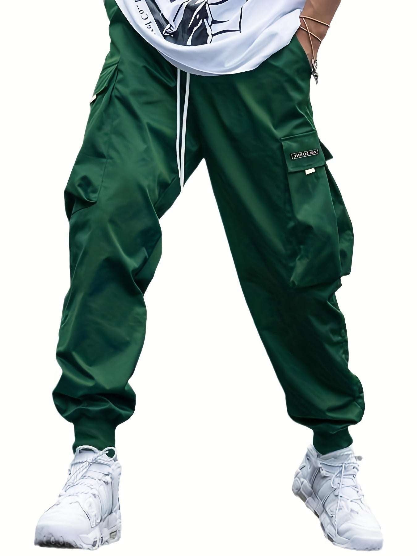 Casual Cargo Pants for Men - Streetwear & Sports Multi-pocket Cargo Pants Men's Casual Hi | Ectron Online