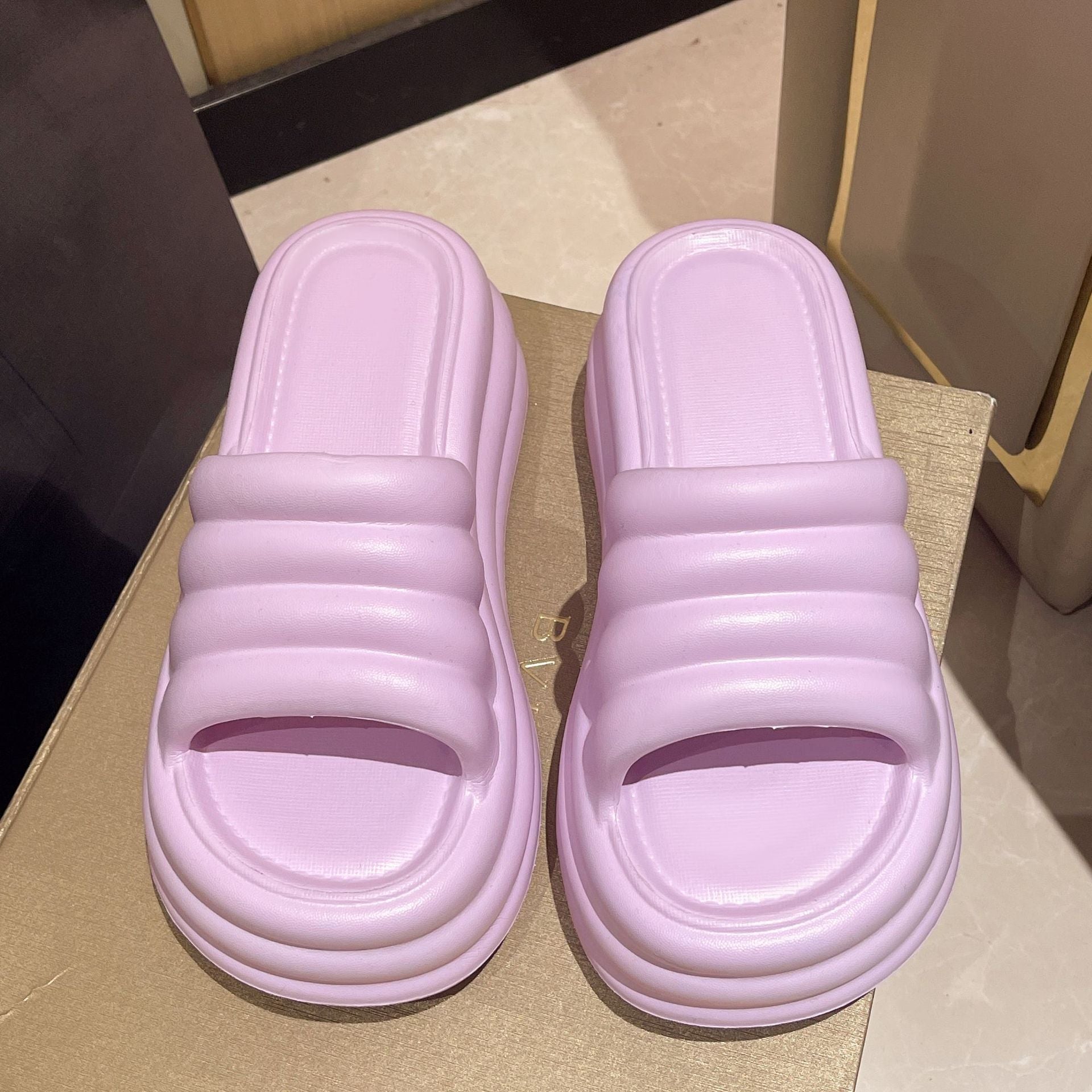 Outdoor Wear Deodorant Cross-border Hot Sale EVA Thick Bottom Wear-resistant Indoor Slippers Outdoor Wear Deodorant Cross-border Hot | Ectron Online