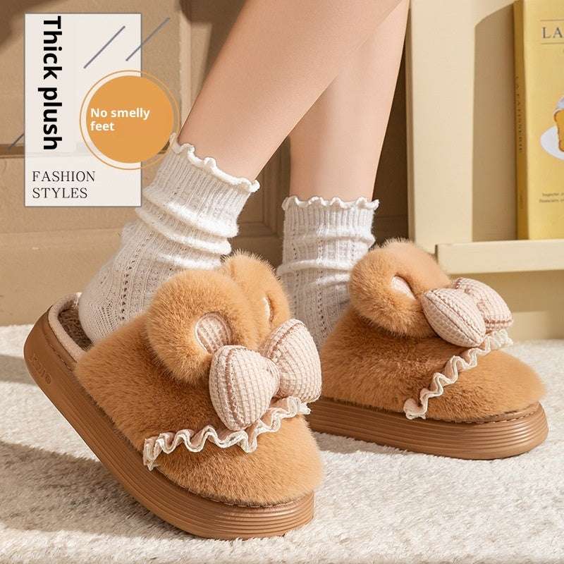 Cute Couples Indoor Cotton Slippers