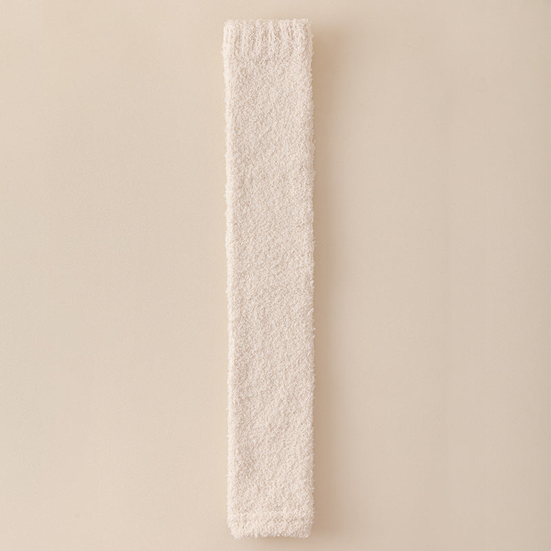 Plush Winter Warm Dual-Purpose Heel & Knee Protection Socks for Seniors