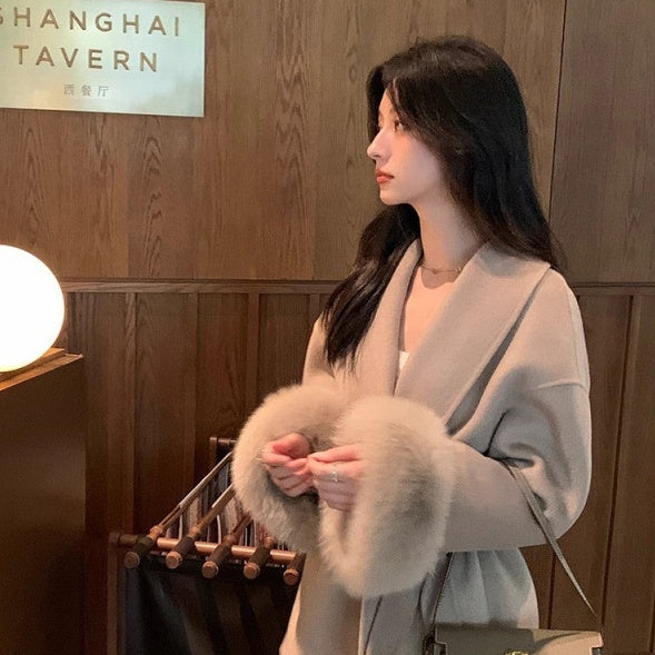 Women's Fox Fur Double-Sided Coat - Autumn/Winter Luxury Autumn And Winter Fox Fur Double-sided C | Ectron Online