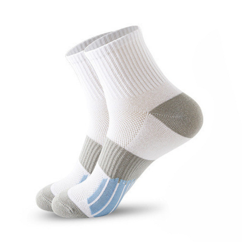 Men's Middle Tube Socks Color Matching Sports Basketball Socks