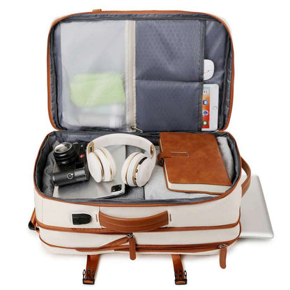 Female Vacuum Compression Large-capacity Backpack