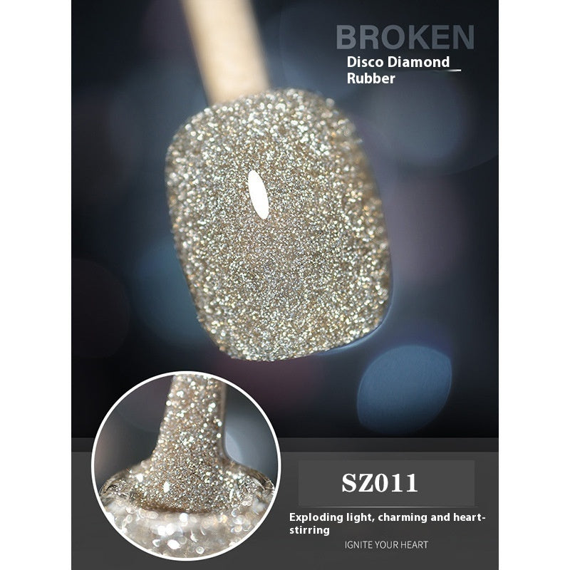 18-Color Disco Diamond Nail Gel – Glamorous Sparkle Nail Art Kits & Accessories | Ectron Online