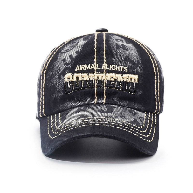 Retro Washed Baseball Cap for Men & Women - Unisex Couple's Hat