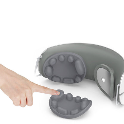 4D Bluetooth Eye Massager Bluetooth-compatible Vibrating Hot Compr | Ectron Online