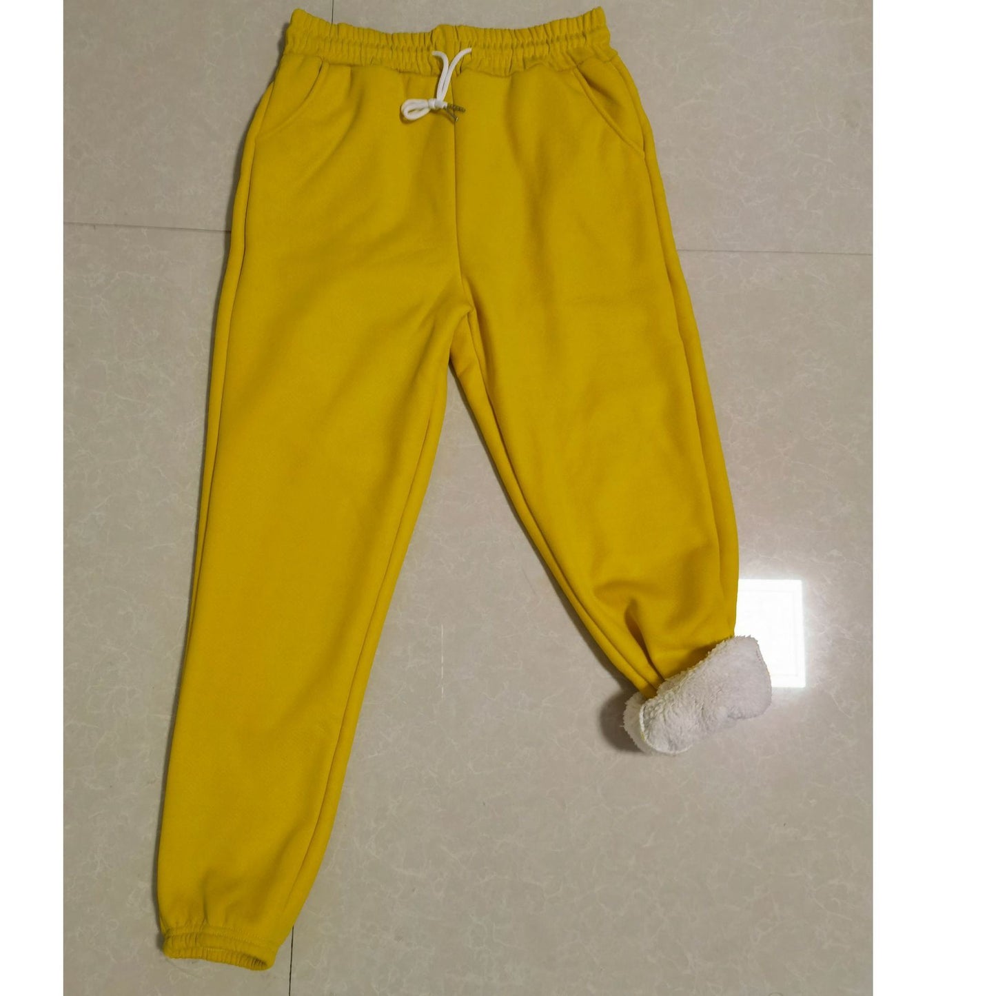 Women's plus fleece padded sweatpants