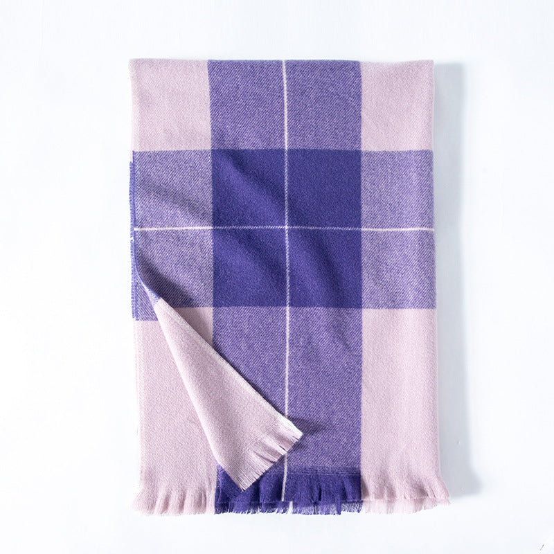 Women's Thick Cashmere Shawl Winter Artificial Cashmere Shawl Women's | Ectron Online
