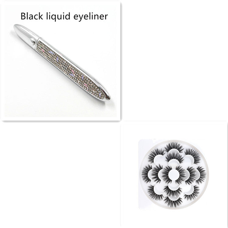 Self-Adhesive False Eyelashes –Multicolour Eyeliner,Glue-Free Lash Kit False Eyelashes Self-adhesive Eyeliner M | Ectron Online