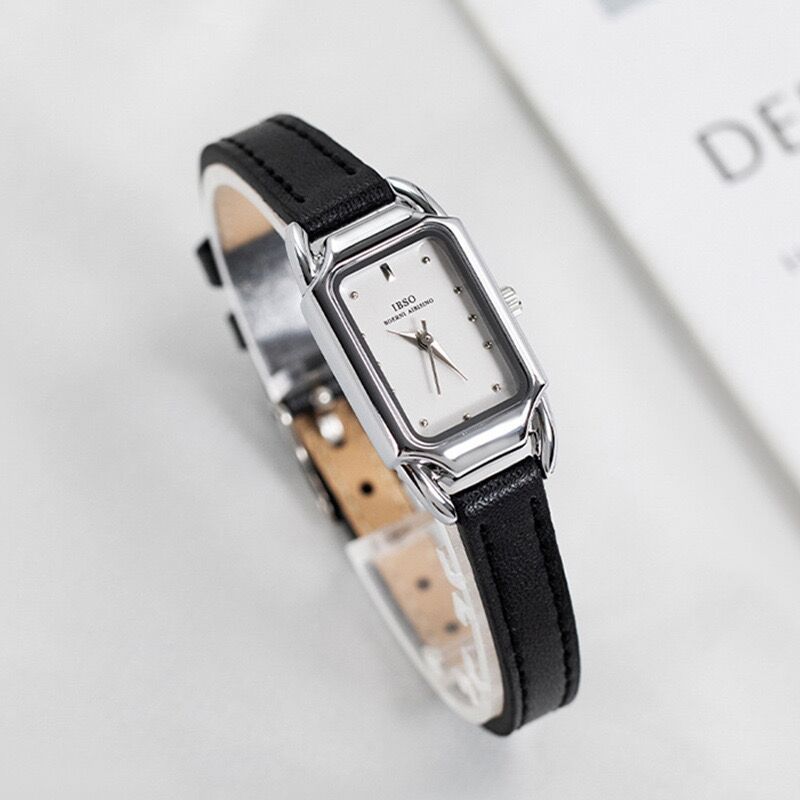 Simple Square Belt Watch for Women Women's Retro Square Simple Belt Watch | Ectron Online