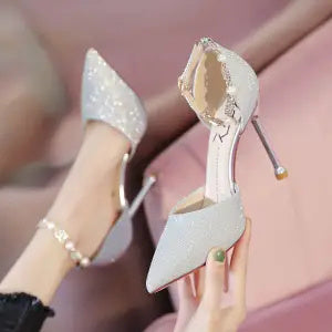 Escarpins de Mariage Français Élégants - Talons Hauts & Confort French High Heels Wedding Shoes Design S | Ectron Online