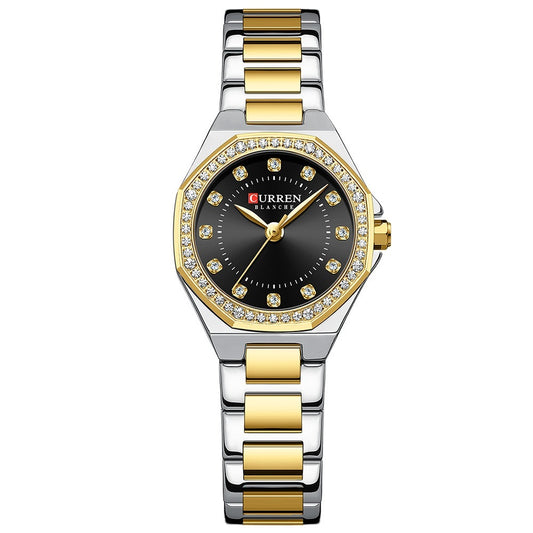Small Dial Waterproof Rhinestone Watch