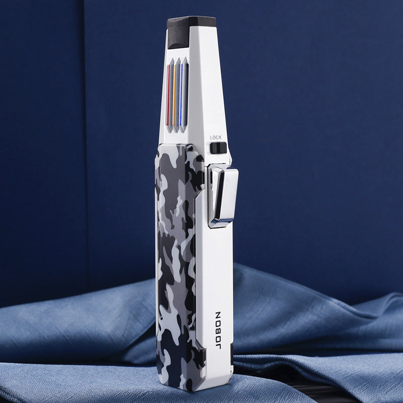 Creative Windproof Pen-Style Gas Lighter – Sleek & Refillable Personality Creative Windproof Straight | Ectron Online