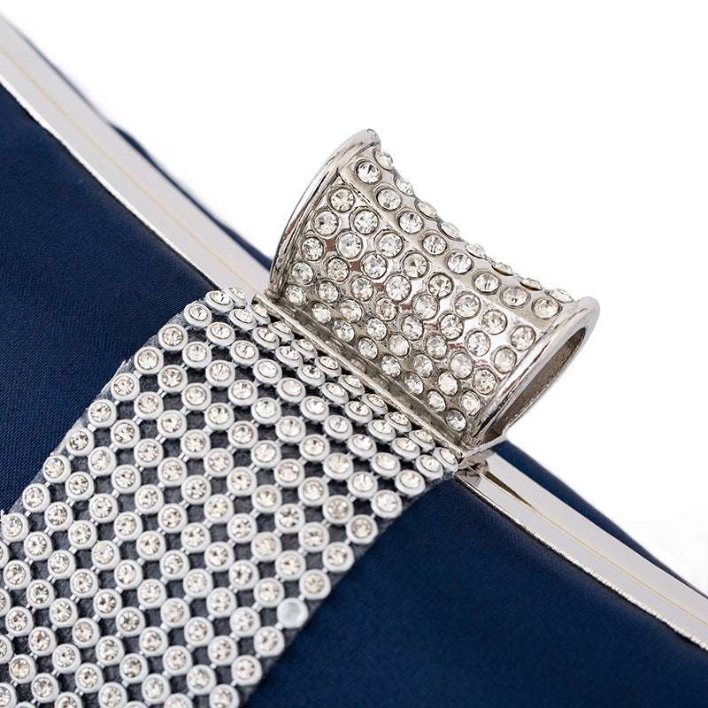 Rhinestone-studded Clutch Bag Banquet Fashion