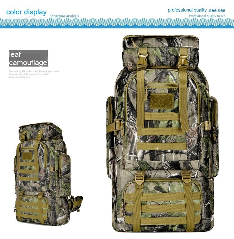 Camouflage Outdoor Mountaineering Backpack