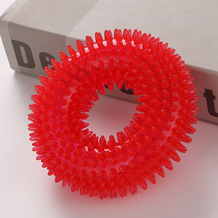 TPR Toy Spiky Ball Sounding Dog Toy – Durable & Fun Chew Toy TPR Toy Spiky Ball Sounding Dog | Ectron Online