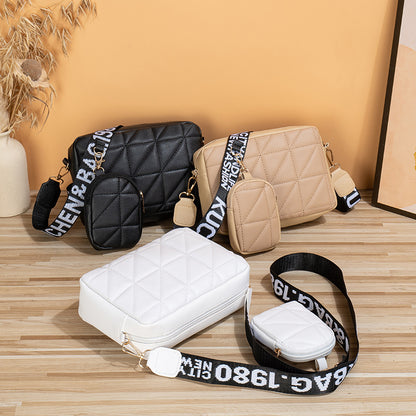 Women's 2-Piece Messenger Bag Set | All-Match Handbag & Purse New Two-piece Set Women's All-match Mess | Ectron Online