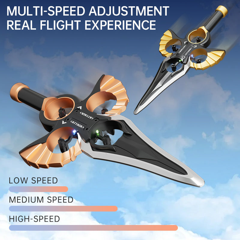 Gesture Control Flying Sword Drone | Interactive Sensing Toy for Boys