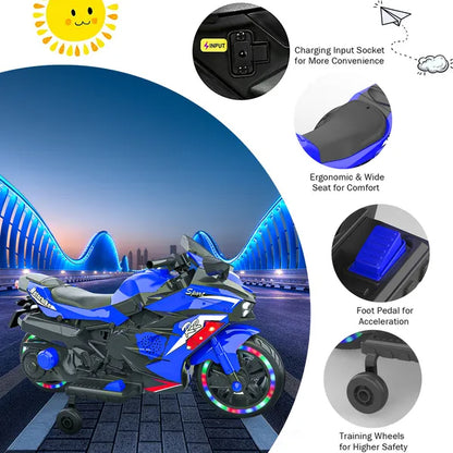 12V Kids Electric Ride-On Motorcycle Kids Powered Ride-ons Toy, Kids Motorcyc | Ectron Online