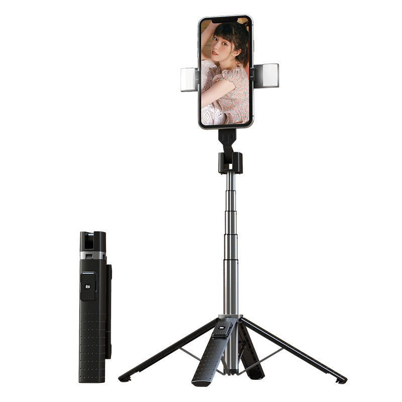 Quadrupod Double Fill Light Bluetooth Selfie Stick for Mobile Phones Quadrupod Double Fill Light Mobile Phone | Ectron Online