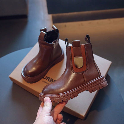 Autumn New British Style Children's Casual Martin Boots