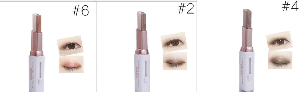 Two-color gradient eye shadow stick