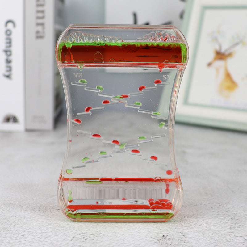 Creative Quicksand Hourglass Timer – Fluid Liquid Desk Ornament HourGlasses | Ectron Online