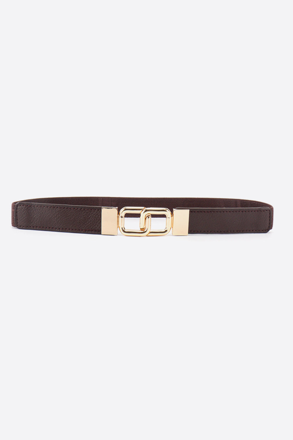 Geometric Double Buckle Elastic Belt Belt | Ectron Online