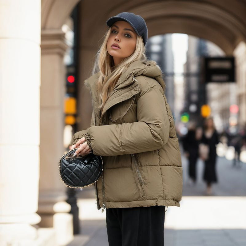 Short Hooded Coat Outerwear & Jackets | Ectron Online