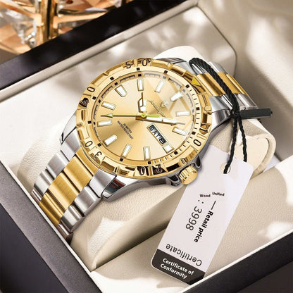 Men's Large Dial Sports Quartz Watch Swiss Brand Waterproof Fashion New Men's | Ectron Online
