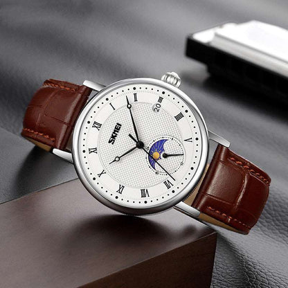 Men's Waterproof Quartz Business Watch Men's Watch Quartz Watch Waterproof Belt | Ectron Online