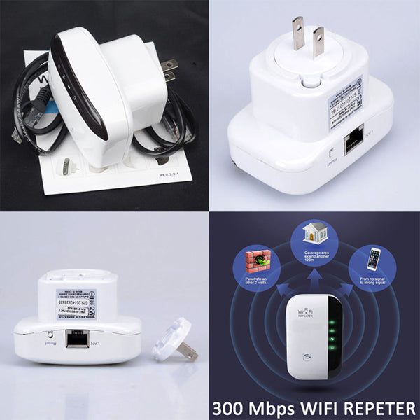 300Mbps WiFi Repeater & Signal Booster | Wireless Range Extender